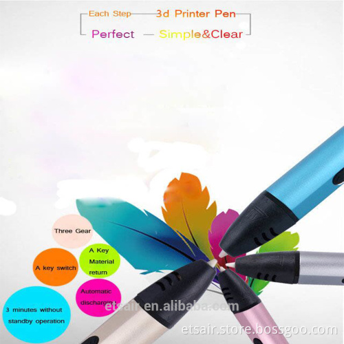 Shenzhen Product digital toy 3d printer pen with 60mm/s nozzle